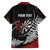 New Zealand Darts Personalised Family Matching Long Sleeve Bodycon Dress and Hawaiian Shirt Silver Fern Dynamic