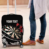 New Zealand Darts Personalised Luggage Cover Silver Fern Dynamic
