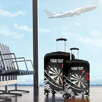 New Zealand Darts Personalised Luggage Cover Silver Fern Dynamic