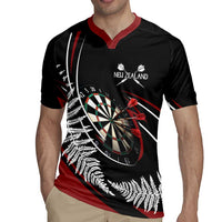 New Zealand Darts Personalised Rugby Jersey Silver Fern Dynamic LT7 - Polynesian Pride