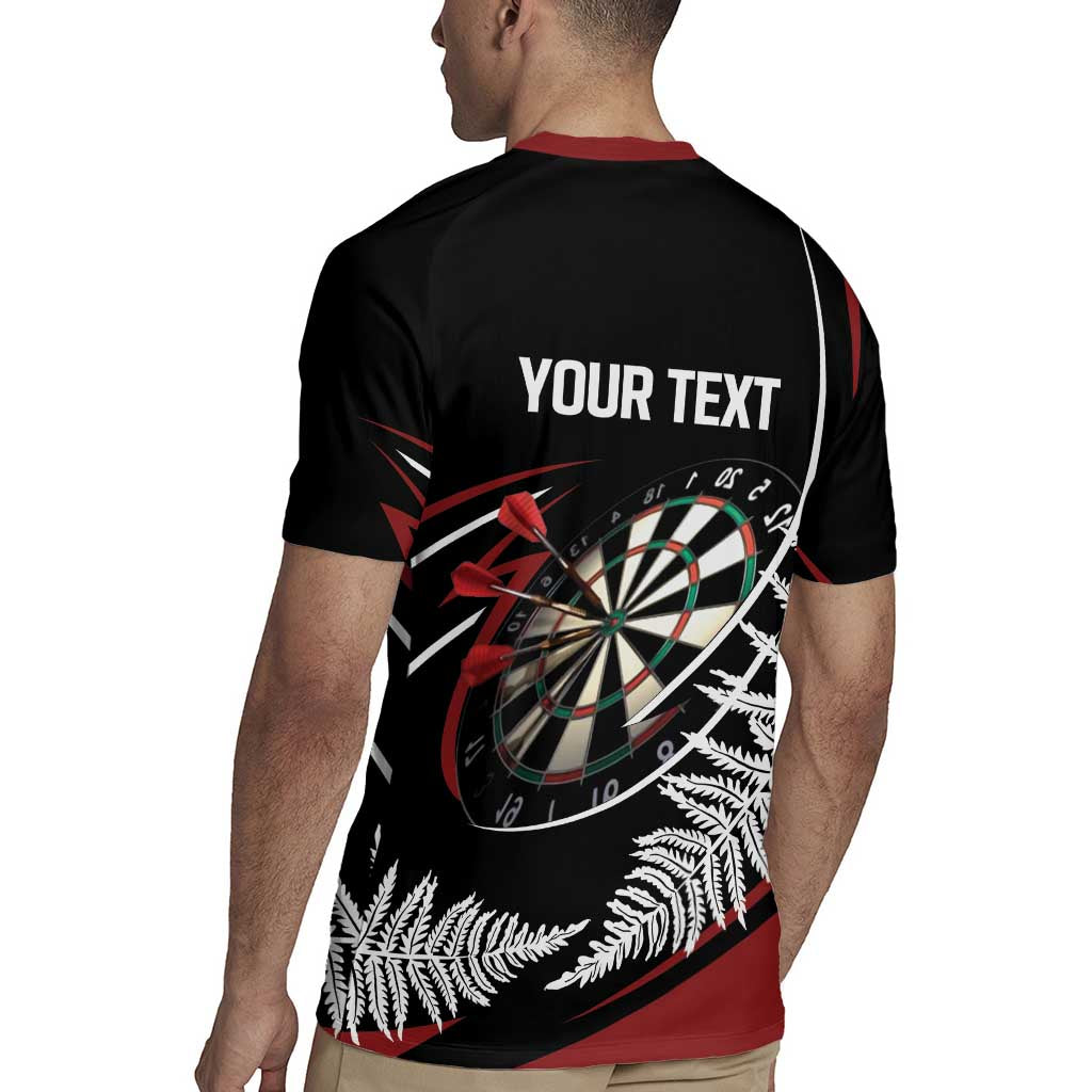 New Zealand Darts Personalised Rugby Jersey Silver Fern Dynamic LT7 - Polynesian Pride