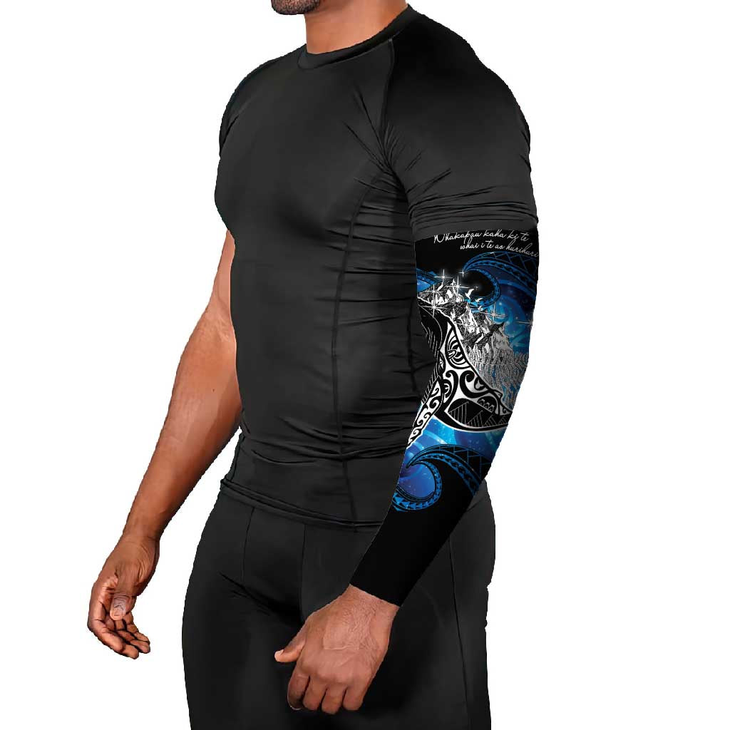 Maori Matariki Te Araroa Paikea Starry Arm Sleeves Tangaroa Whakatauki LT7 - Polynesian Pride