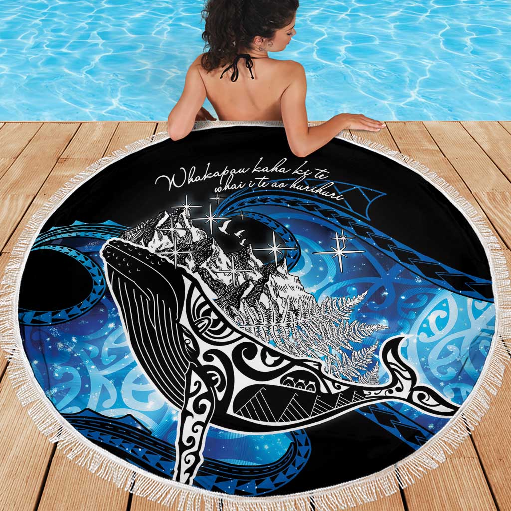 Maori Matariki Te Araroa Paikea Starry Beach Blanket Tangaroa Whakatauki LT7 - Polynesian Pride