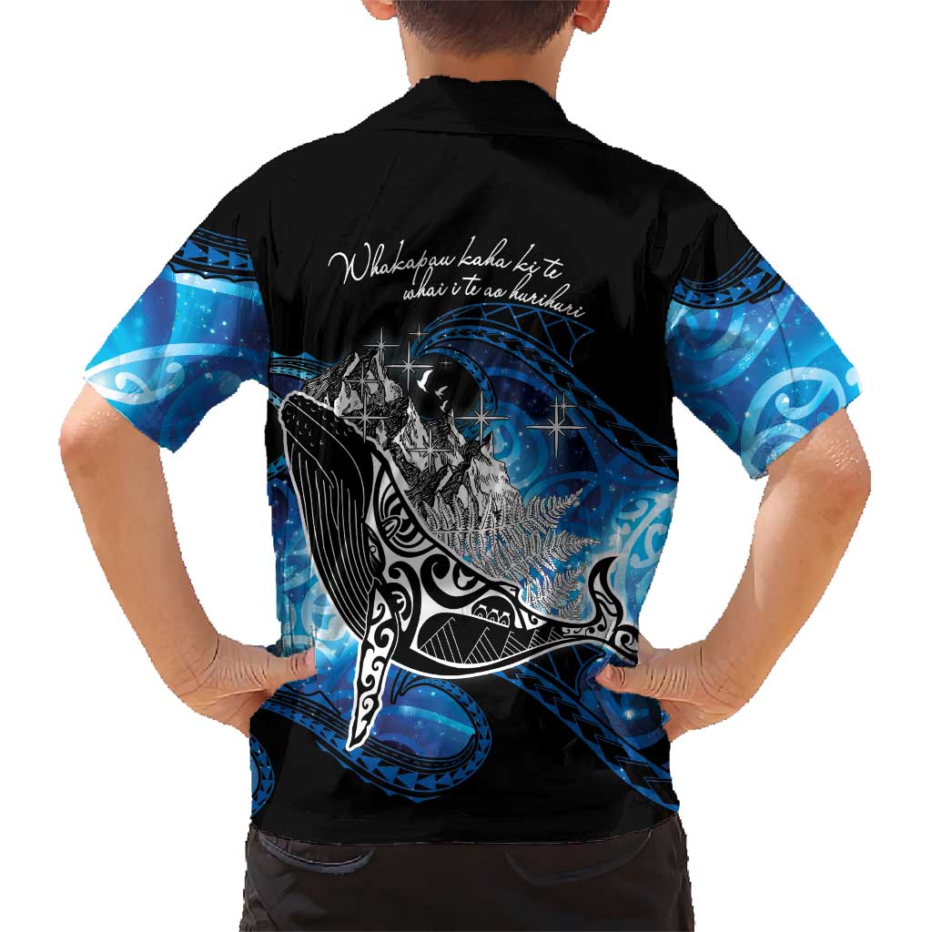 Maori Matariki Te Araroa Paikea Starry Family Matching Mermaid Dress and Hawaiian Shirt Tangaroa Whakatauki LT7 - Polynesian Pride