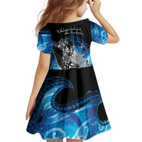 Maori Matariki Te Araroa Paikea Starry Family Matching Off Shoulder Maxi Dress and Hawaiian Shirt Tangaroa Whakatauki LT7 - Polynesian Pride