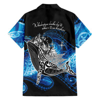 Maori Matariki Te Araroa Paikea Starry Family Matching Tank Maxi Dress and Hawaiian Shirt Tangaroa Whakatauki LT7 - Polynesian Pride