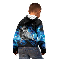 Maori Matariki Te Araroa Paikea Starry Kid Hoodie Tangaroa Whakatauki LT7 - Polynesian Pride
