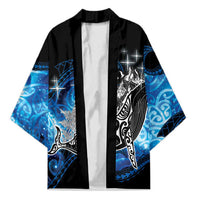 Maori Matariki Te Araroa Paikea Starry Kimono Tangaroa Whakatauki LT7 Unisex Black - Polynesian Pride
