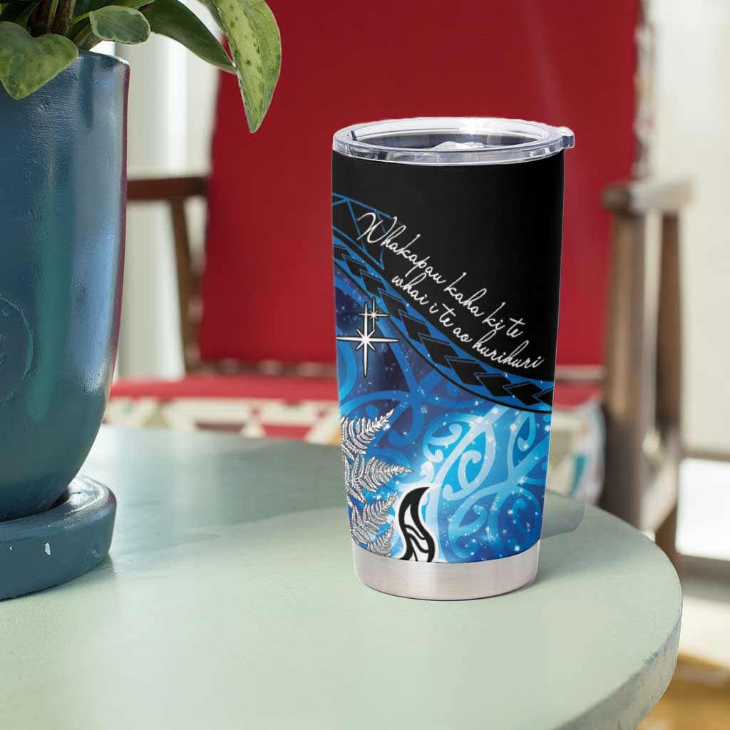 Maori Matariki Te Araroa Paikea Starry Tumbler Cup Tangaroa Whakatauki LT7 - Polynesian Pride