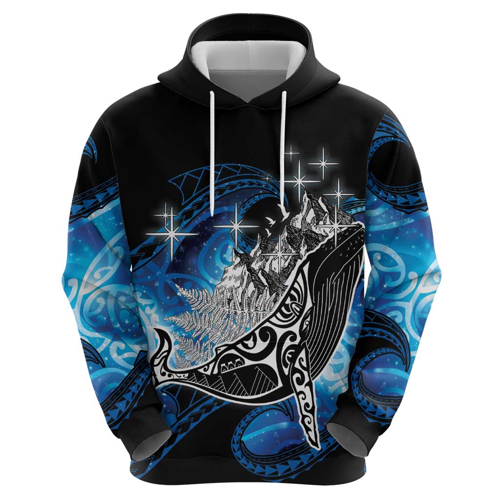 Maori Matariki Te Araroa Paikea Starry Zip Hoodie Tangaroa Whakatauki LT7 - Polynesian Pride