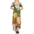 Kanaka Maoli Hawaii Flag Day Summer Maxi Dress Vibrant Frangipani