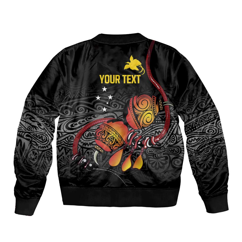 Personalized Papua New Guinea Milne Bay Bomber Jacket Bagi Necklace Mix Lime Pot Grunge