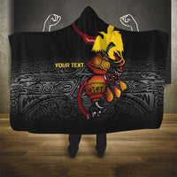 Personalized Papua New Guinea Milne Bay Hooded Blanket Bagi Necklace Mix Lime Pot Grunge
