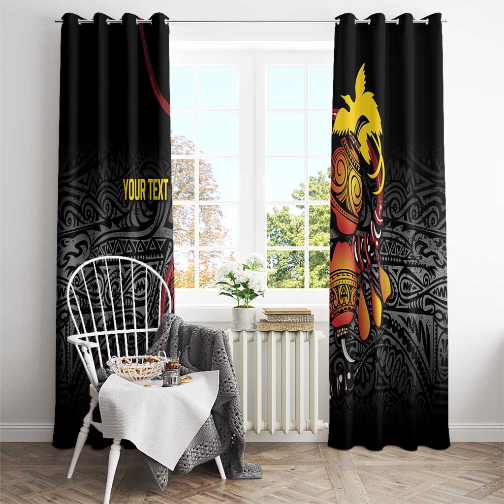 Personalized Papua New Guinea Milne Bay Window Curtain Bagi Necklace Mix Lime Pot Grunge