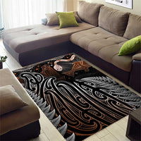 Aotearoa Maori - Australia Indigenous Area Rug Koiri Whakairo Mix Aboriginal Art LT7 - Polynesian Pride