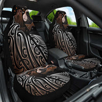 Aotearoa Maori - Australia Indigenous Car Seat Cover Koiri Whakairo Mix Aboriginal Art - Polynesian Pride