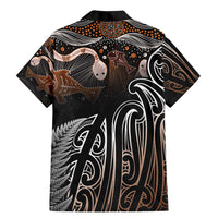 Aotearoa Maori - Australia Indigenous Family Matching Mermaid Dress and Hawaiian Shirt Koiri Whakairo Mix Aboriginal Art LT7 - Polynesian Pride