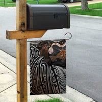 Aotearoa Maori - Australia Indigenous Garden Flag Koiri Whakairo Mix Aboriginal Art - Polynesian Pride