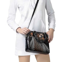 Aotearoa Maori - Australia Indigenous Shoulder Handbag Koiri Whakairo Mix Aboriginal Art LT7 - Polynesian Pride