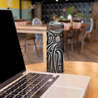 Aotearoa Maori - Australia Indigenous Skinny Tumbler Koiri Whakairo Mix Aboriginal Art - Polynesian Pride