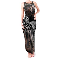 Aotearoa Maori - Australia Indigenous Tank Maxi Dress Koiri Whakairo Mix Aboriginal Art - Polynesian Pride