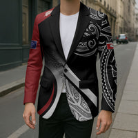 Aotearoa Maori Rugby Custom Blazer Kapa O Pango LT7 - Polynesian Pride