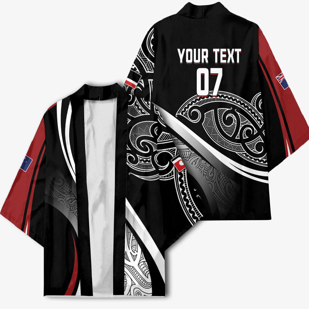 Aotearoa Maori Rugby Custom Kimono Kapa O Pango LT7 - Polynesian Pride
