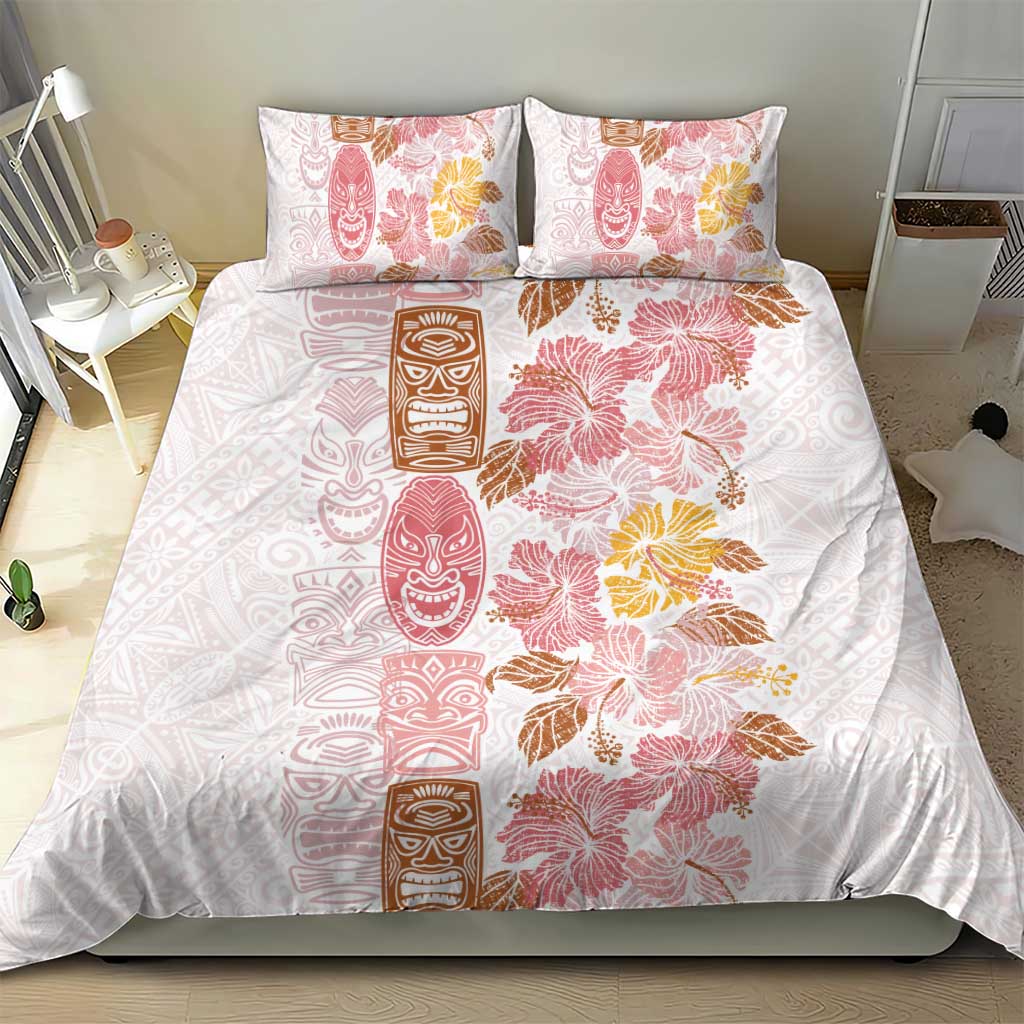 Christmas Aloha Hawaii Tiki Bedding Set Hibiscus Spring Colors - Polynesian Pride
