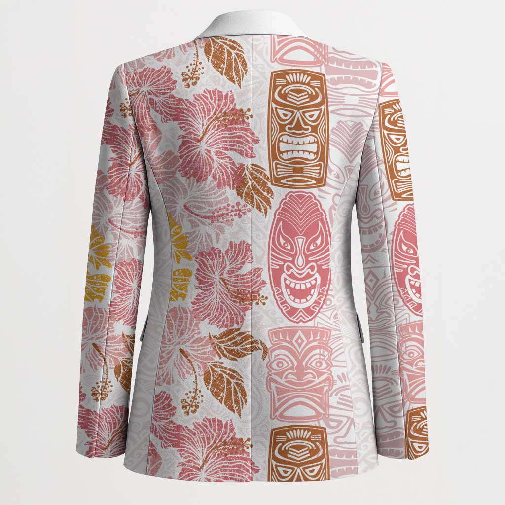 Christmas Aloha Hawaii Tiki Blazer Hibiscus Spring Colors LT7 - Polynesian Pride