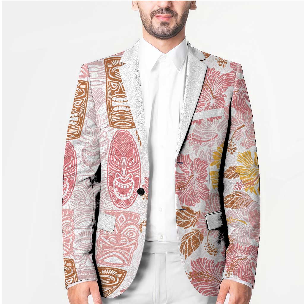 Christmas Aloha Hawaii Tiki Blazer Hibiscus Spring Colors LT7 - Polynesian Pride