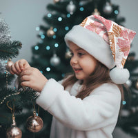 Christmas Aloha Hawaii Tiki Christmas Santa Hat Hibiscus Spring Colors - Polynesian Pride