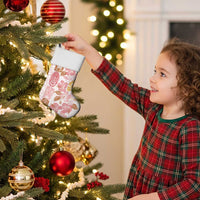 Christmas Aloha Hawaii Tiki Christmas Stocking Hibiscus Spring Colors - Polynesian Pride