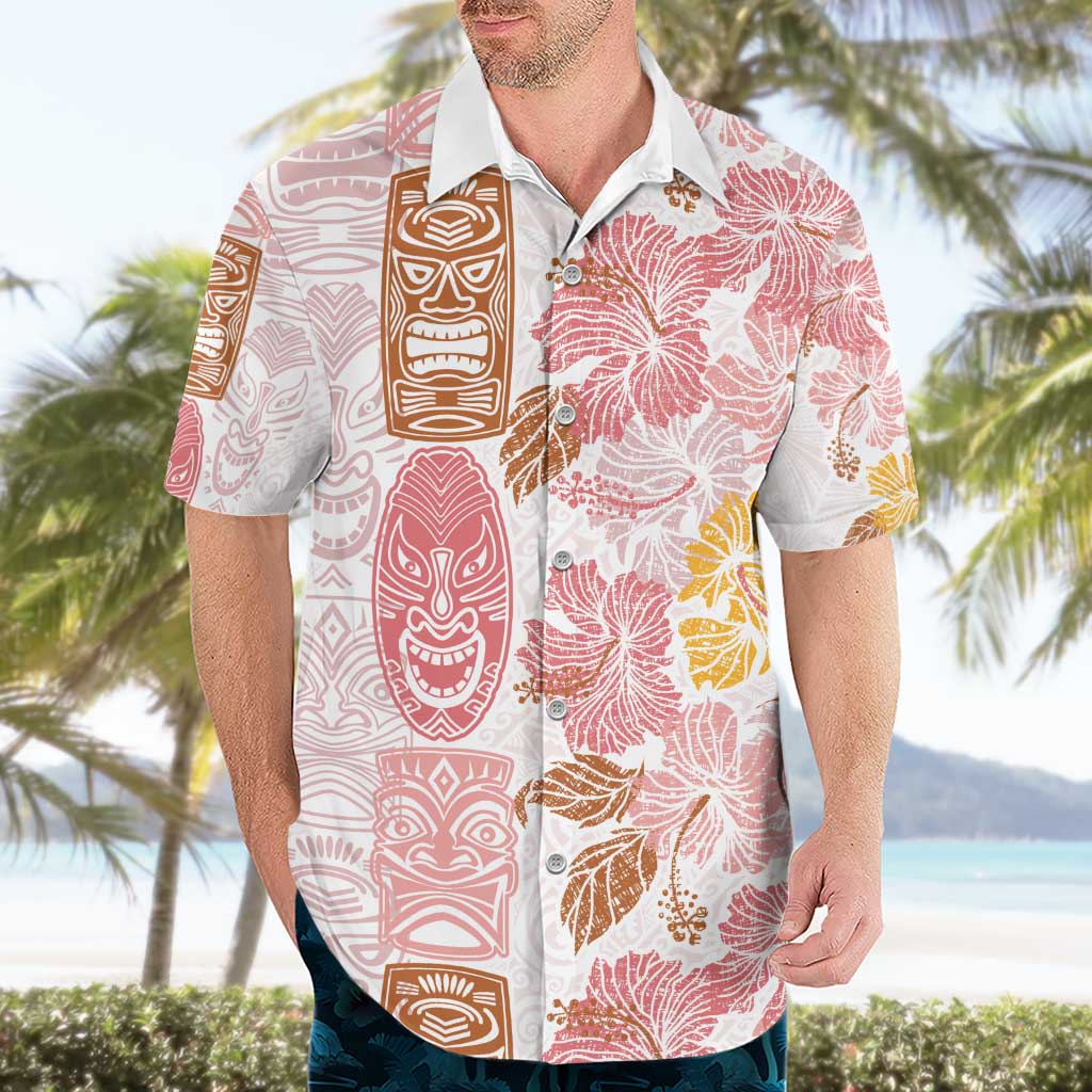 Christmas Aloha Hawaii Tiki Hawaiian Shirt Hibiscus Spring Colors - Polynesian Pride