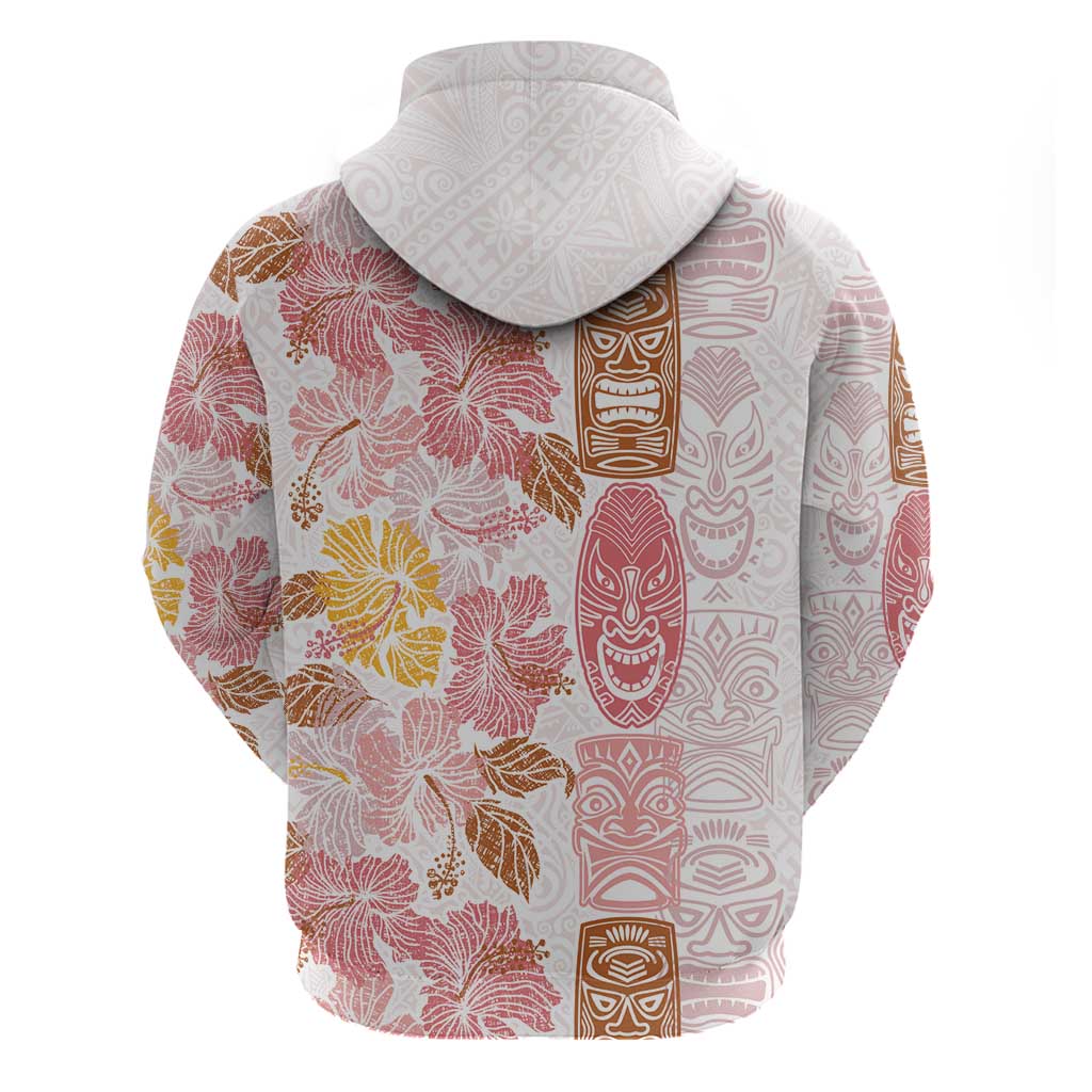 Christmas Aloha Hawaii Tiki Hoodie Hibiscus Spring Colors - Polynesian Pride