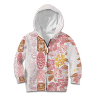 Christmas Aloha Hawaii Tiki Kid Hoodie Hibiscus Spring Colors - Polynesian Pride