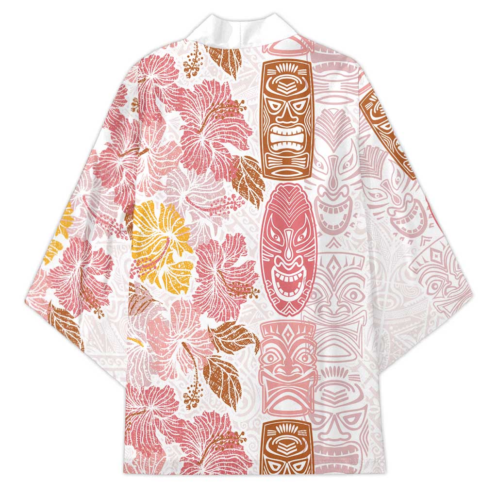 Christmas Aloha Hawaii Tiki Kimono Hibiscus Spring Colors - Polynesian Pride