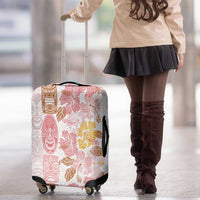 Christmas Aloha Hawaii Tiki Luggage Cover Hibiscus Spring Colors - Polynesian Pride