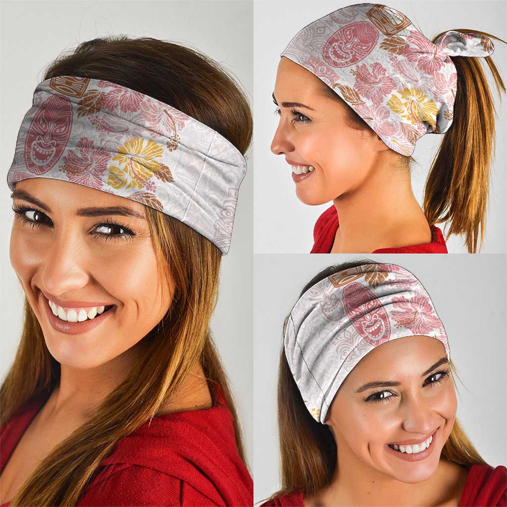 Christmas Aloha Hawaii Tiki Neck Gaiter Hibiscus Spring Colors LT7 - Polynesian Pride