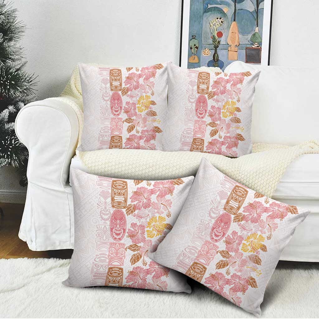 Christmas Aloha Hawaii Tiki Pillow Cover Hibiscus Spring Colors LT7 - Polynesian Pride