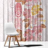 Christmas Aloha Hawaii Tiki Window Curtain Hibiscus Spring Colors LT7 - Polynesian Pride