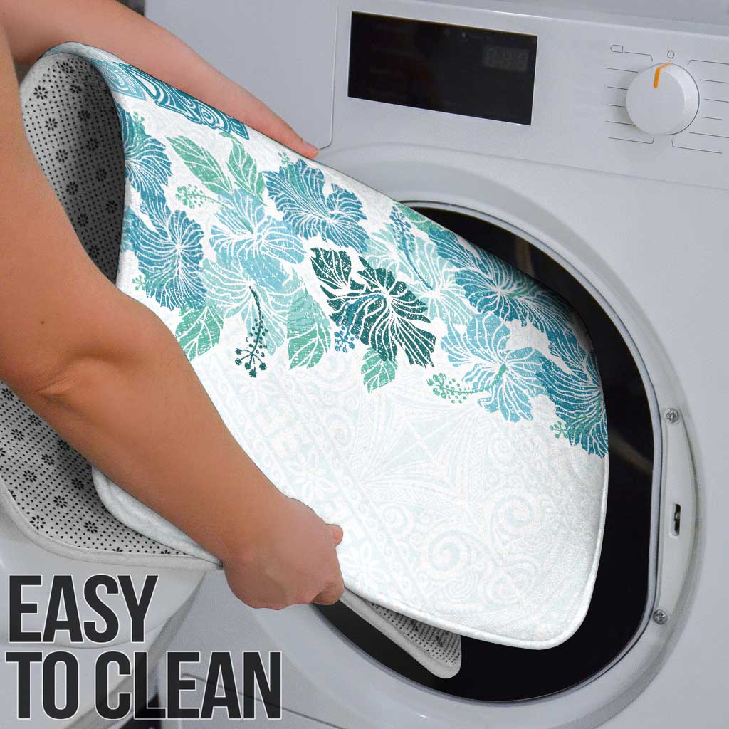 Christmas Aloha Hawaii Tiki Bathroom Set Hibiscus Summer Colors - Polynesian Pride