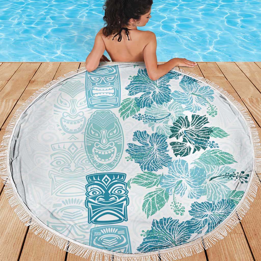 Christmas Aloha Hawaii Tiki Beach Blanket Hibiscus Summer Colors LT7 - Polynesian Pride