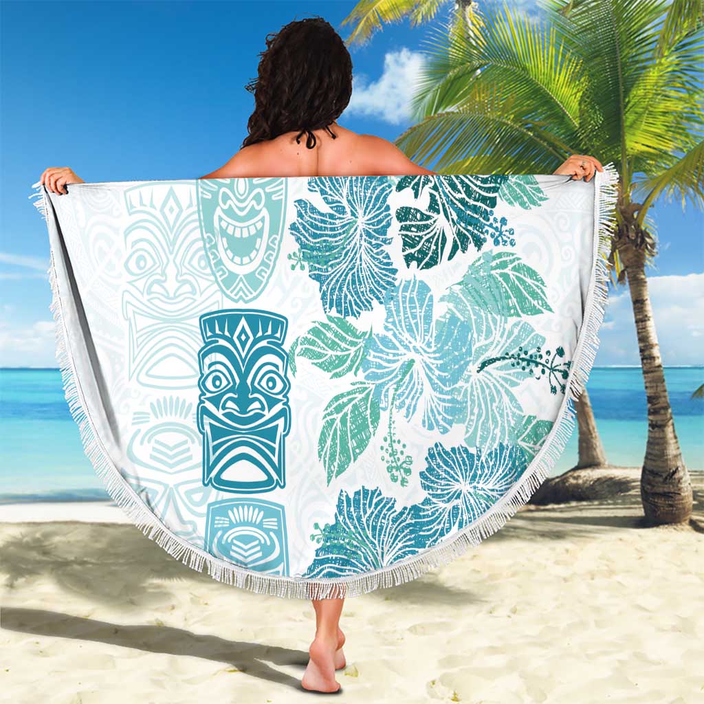Christmas Aloha Hawaii Tiki Beach Blanket Hibiscus Summer Colors LT7 - Polynesian Pride
