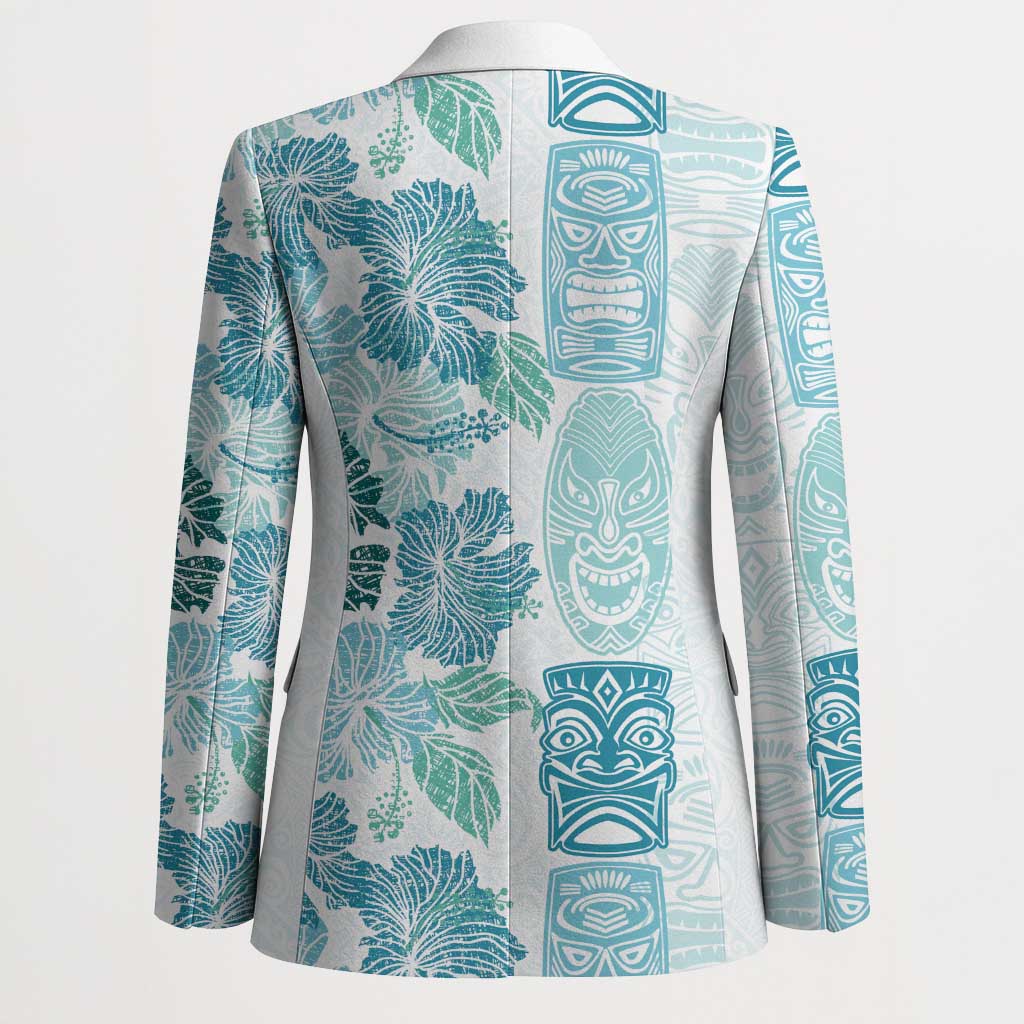 Christmas Aloha Hawaii Tiki Blazer Hibiscus Summer Colors LT7 - Polynesian Pride