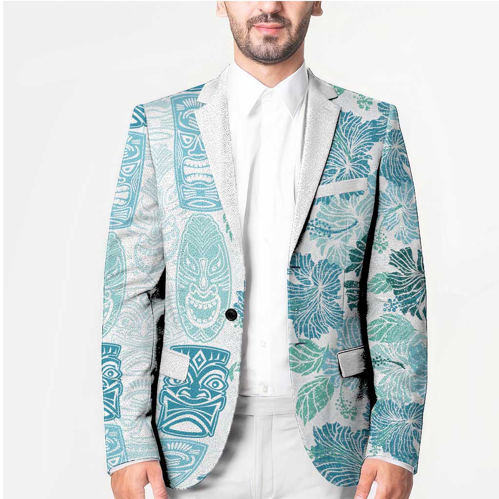 Christmas Aloha Hawaii Tiki Blazer Hibiscus Summer Colors LT7 - Polynesian Pride