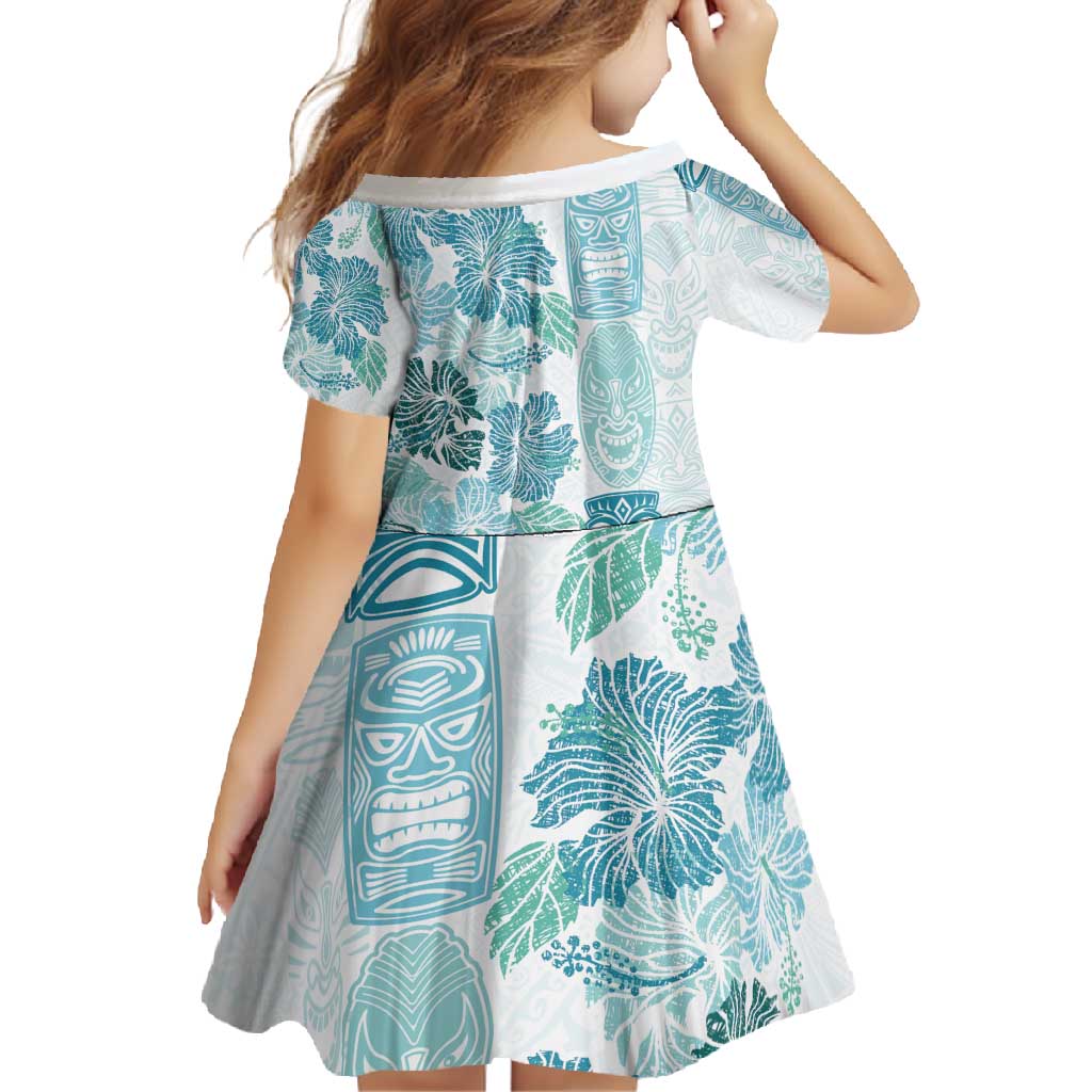 Christmas Aloha Hawaii Tiki Family Matching Summer Maxi Dress and Hawaiian Shirt Hibiscus Summer Colors - Polynesian Pride