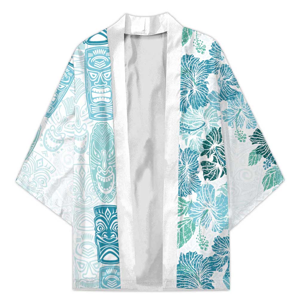 Christmas Aloha Hawaii Tiki Kimono Hibiscus Summer Colors - Polynesian Pride