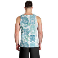 Christmas Aloha Hawaii Tiki Men Tank Top Hibiscus Summer Colors - Polynesian Pride