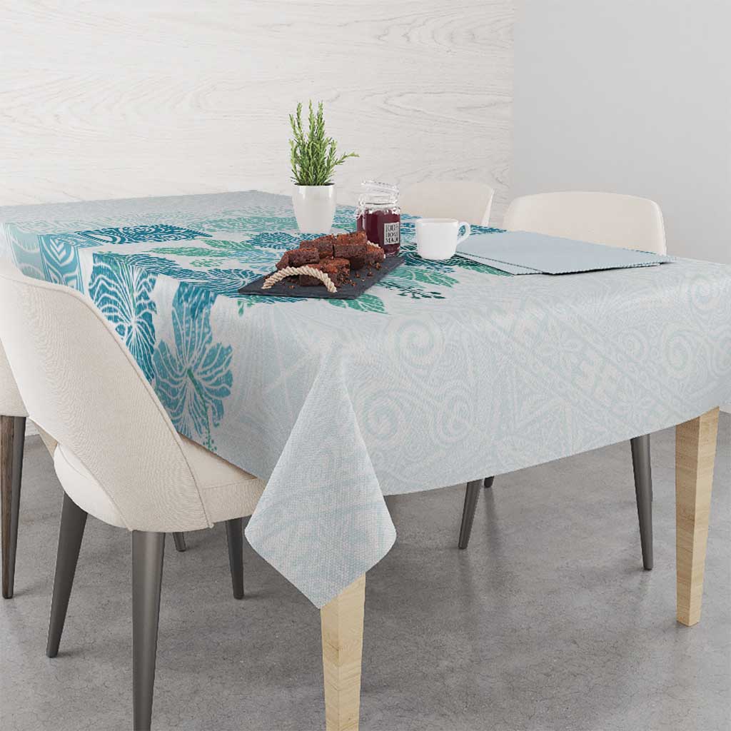 Christmas Aloha Hawaii Tiki Tablecloth Hibiscus Summer Colors LT7 - Polynesian Pride