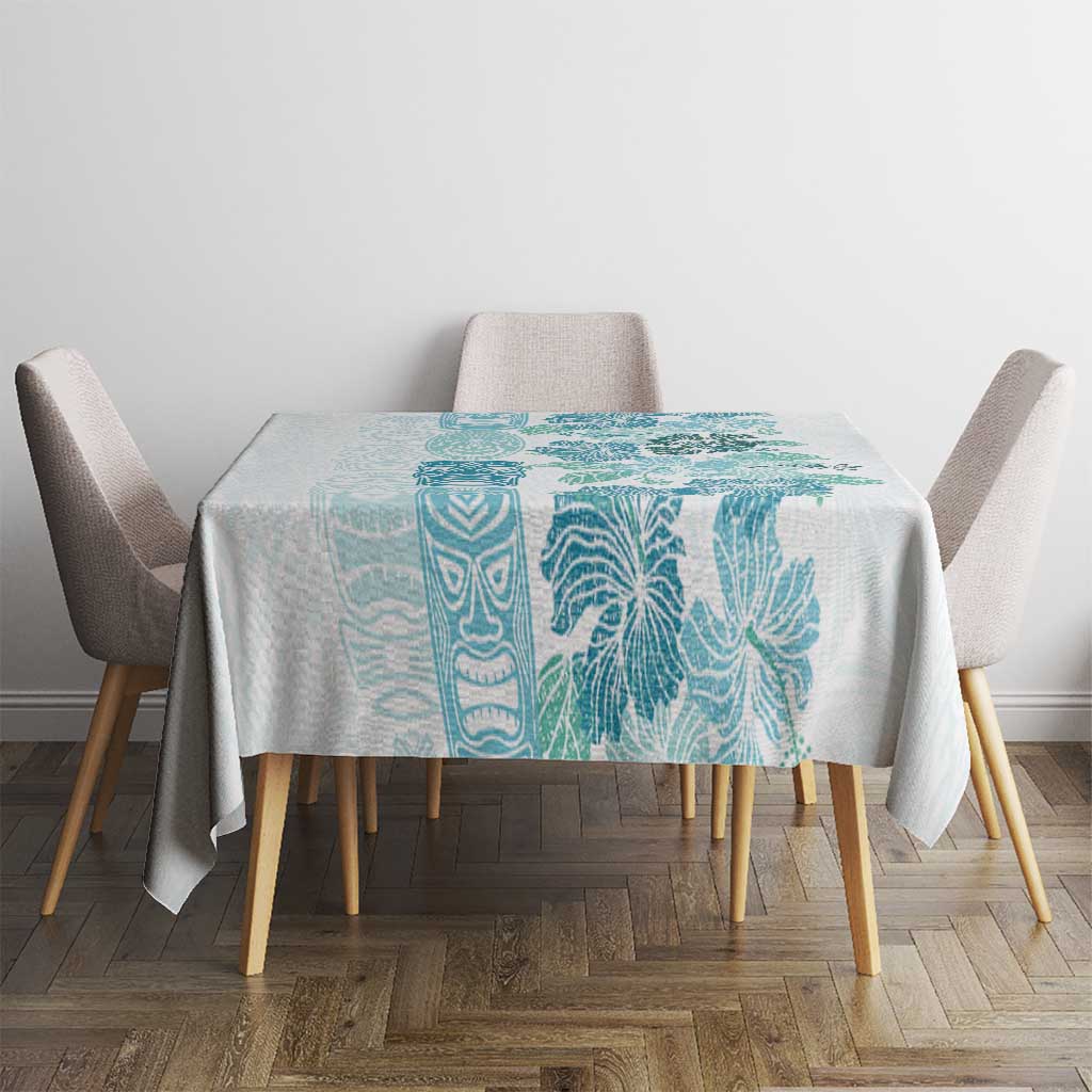 Christmas Aloha Hawaii Tiki Tablecloth Hibiscus Summer Colors LT7 - Polynesian Pride